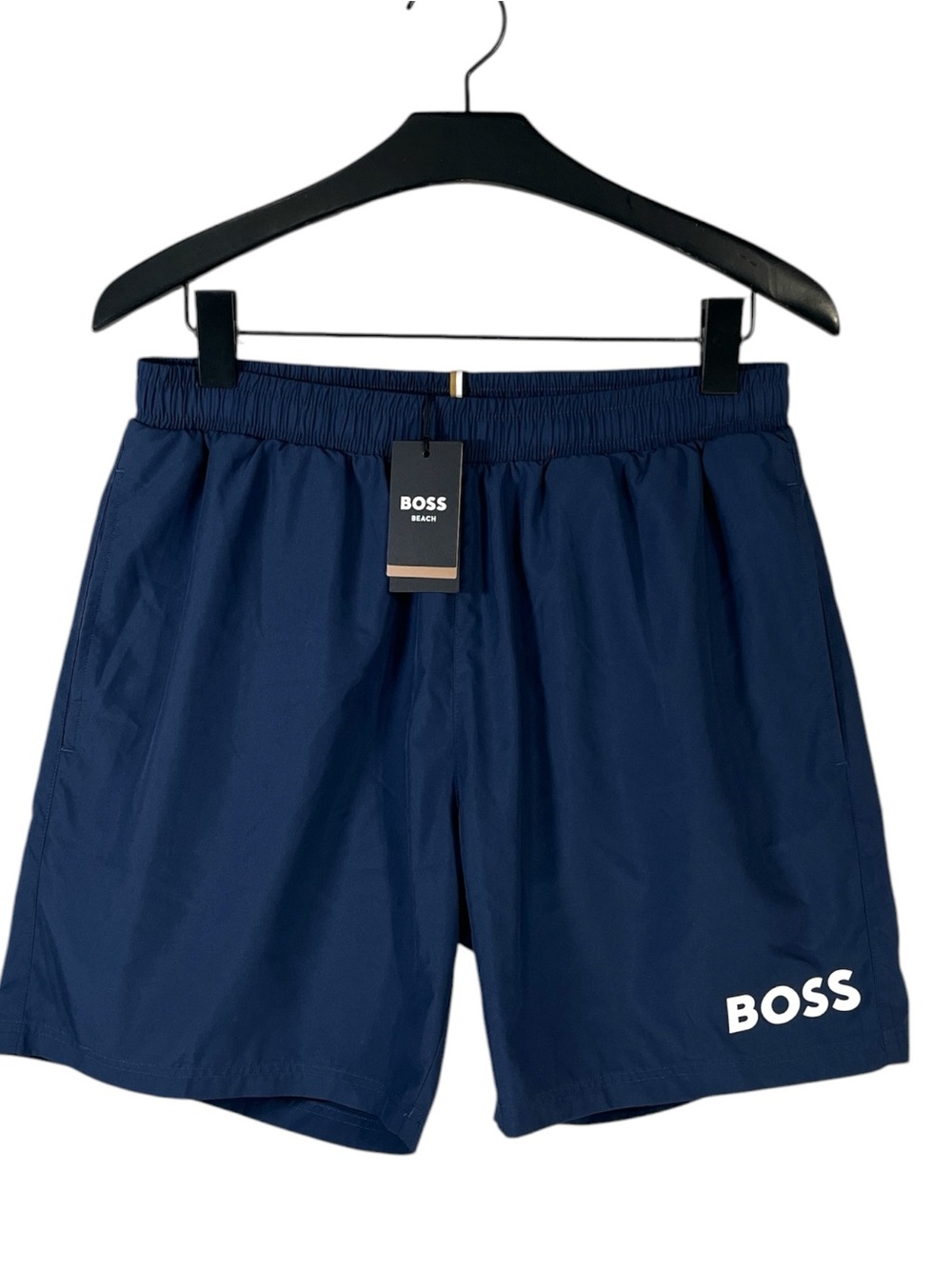 NWT Hugo Boss Dolphin Swim Shorts Mens Medium in Navy Blue